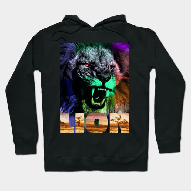 King Animal Hoodie by Magnit-pro 